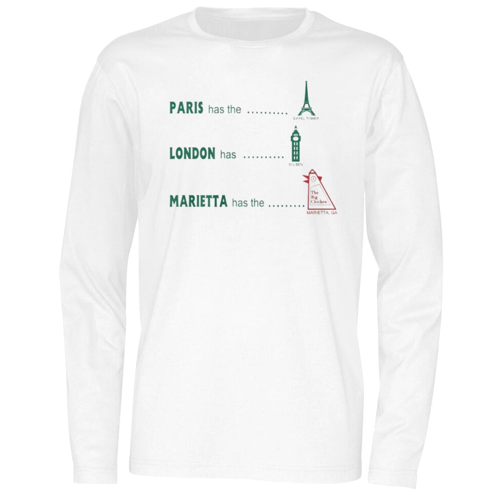 Paris Has The Eiffel Tower Marietta Has The Marietta Ga Shirt