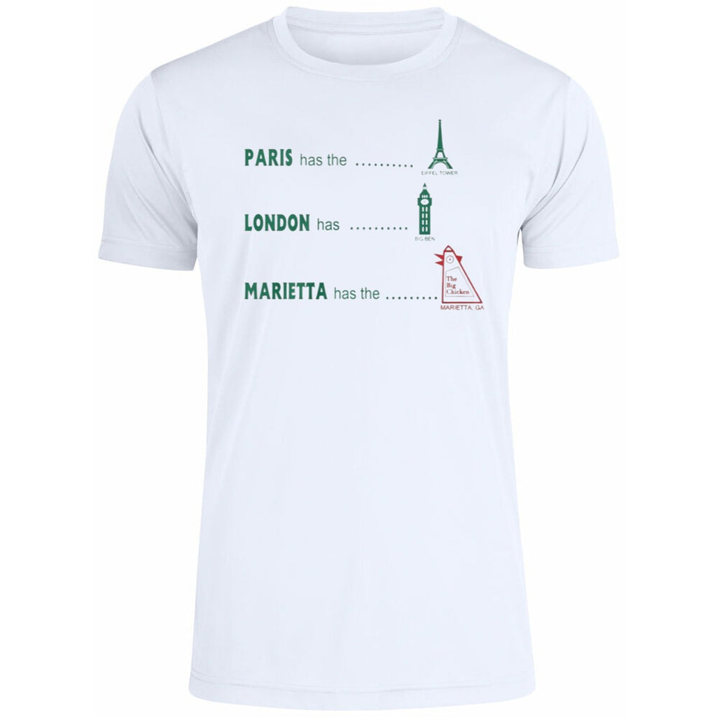 Paris Has The Eiffel Tower Marietta Has The Marietta Ga Shirt