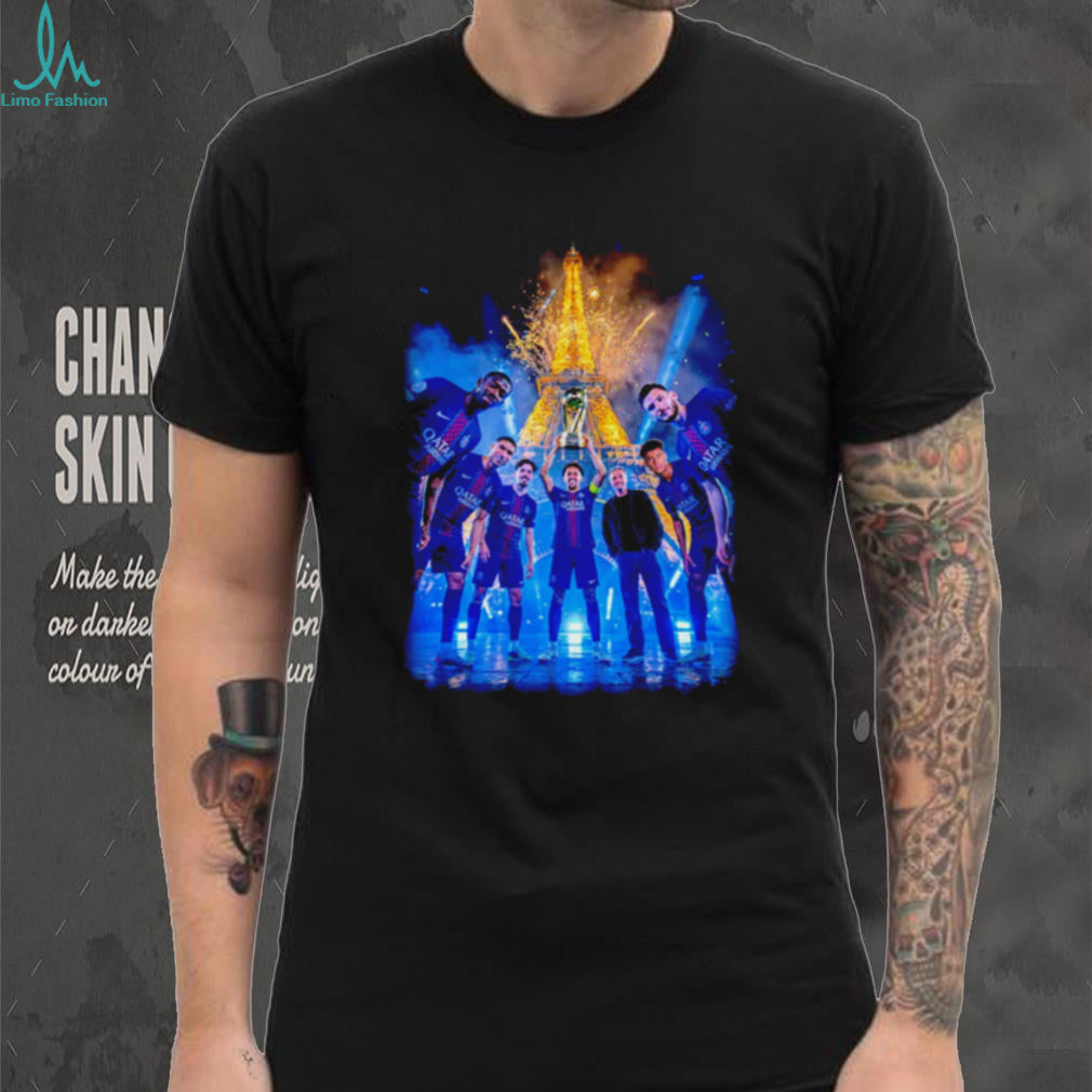 Paris Saint Germain 2026 Uefa League Champions 14Th Ligue 1 Title trophy shirt