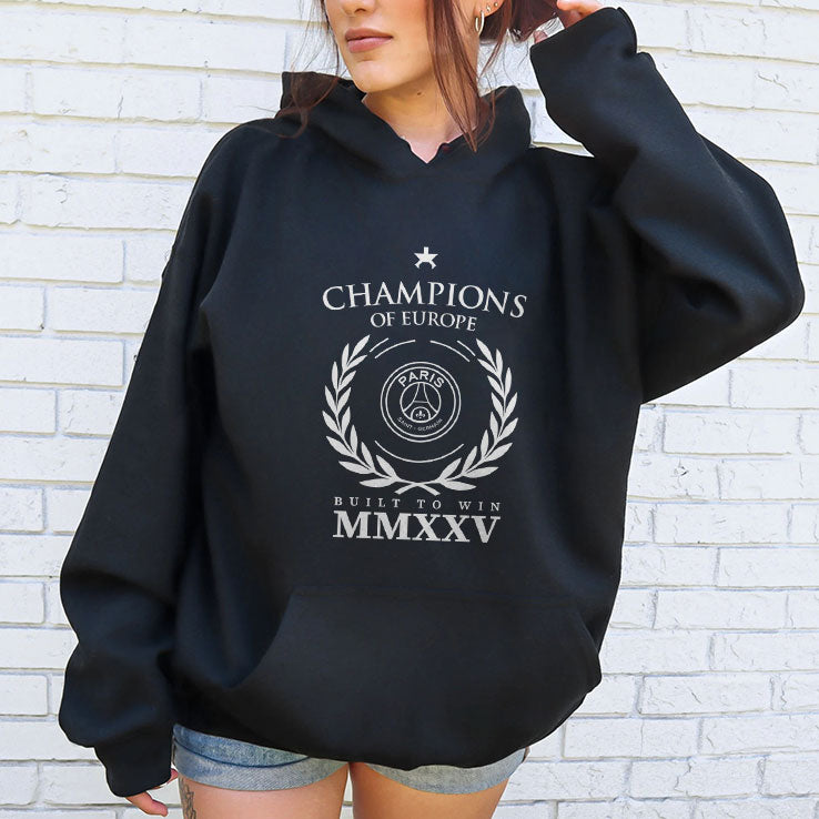 Paris Saint Germain Champions Of Europe Built To Win MMXXV T Shirt
