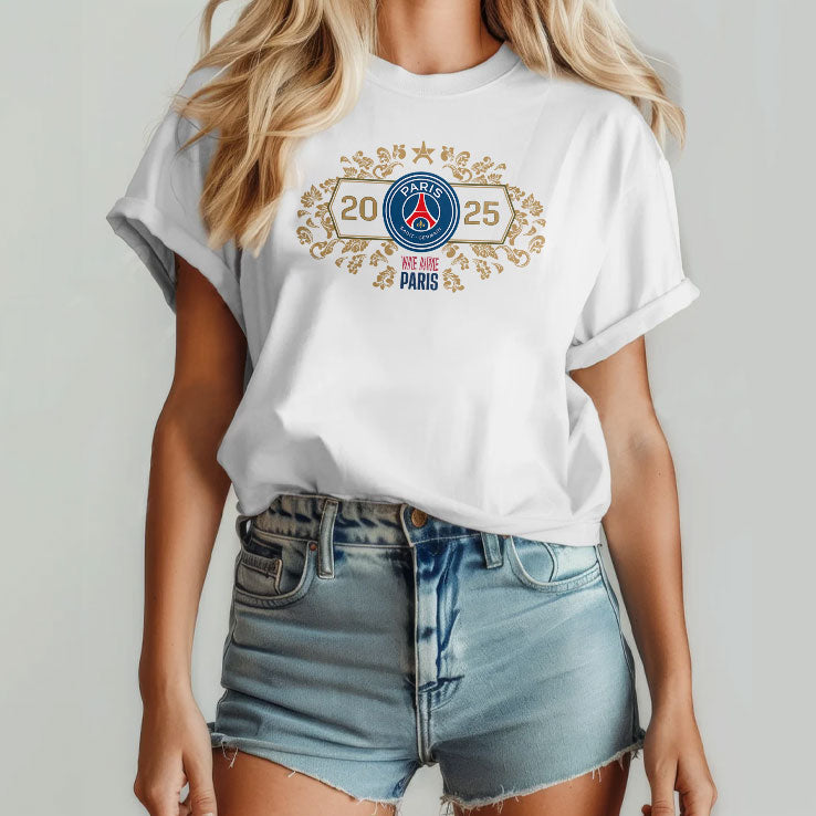Paris Saint Germain European Champions Jersey Roster Graphic Shirt