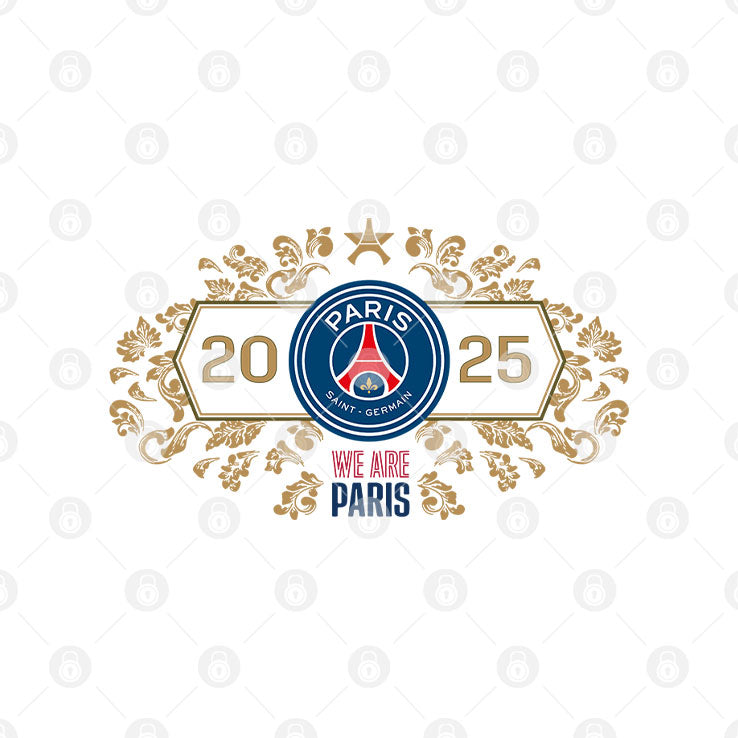 Paris Saint Germain European Champions Jersey Roster Graphic Shirt