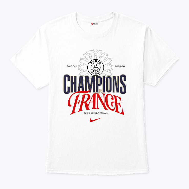 Paris Saint Germain Ligue 1 Winners Champions De France 2026 T Shirt