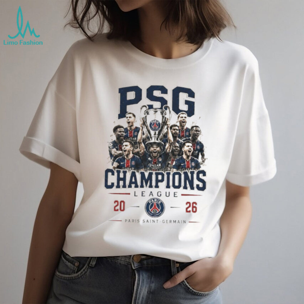 Paris Saint Germain UCL Champions Football PSG Trophy shirt