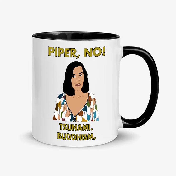 Parker Posey Piper No Tsunami Buddhism Mug