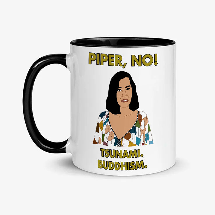Parker Posey Piper No Tsunami Buddhism Mug