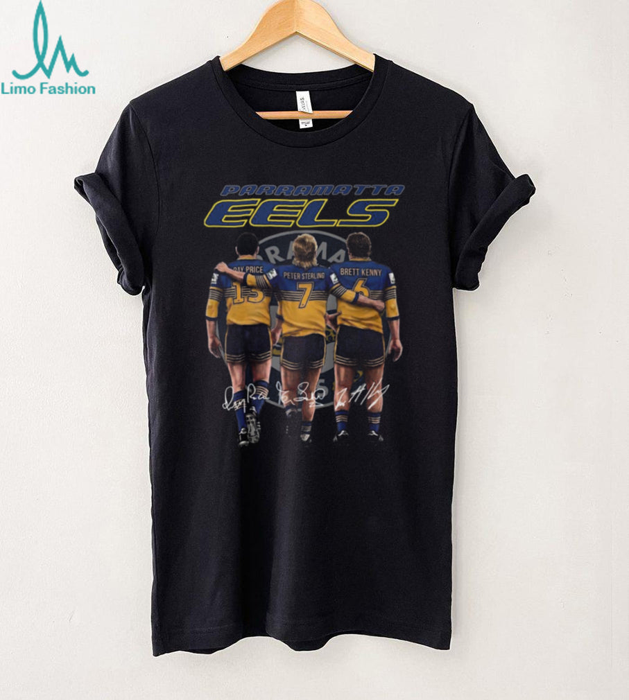 Parramatta Eels Legends Price Sterling Kenny Signatures Retro T Shirt