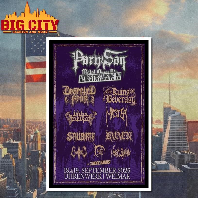 Party San Herbstoffensive VII September 18-19 2026 Concert Poster Shirt