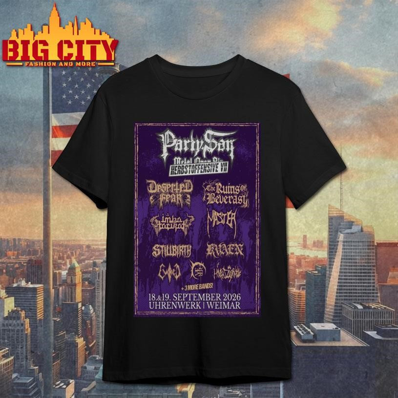 Party San Herbstoffensive VII September 18-19 2026 Concert Poster Shirt