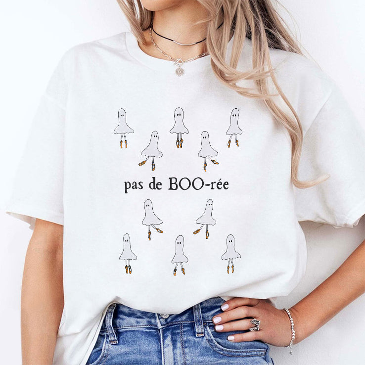 Pas De BOO-rée Ballet Dancer Spooky Halloween Shirt