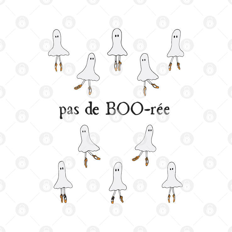 Pas De BOO-rée Ballet Dancer Spooky Halloween Shirt