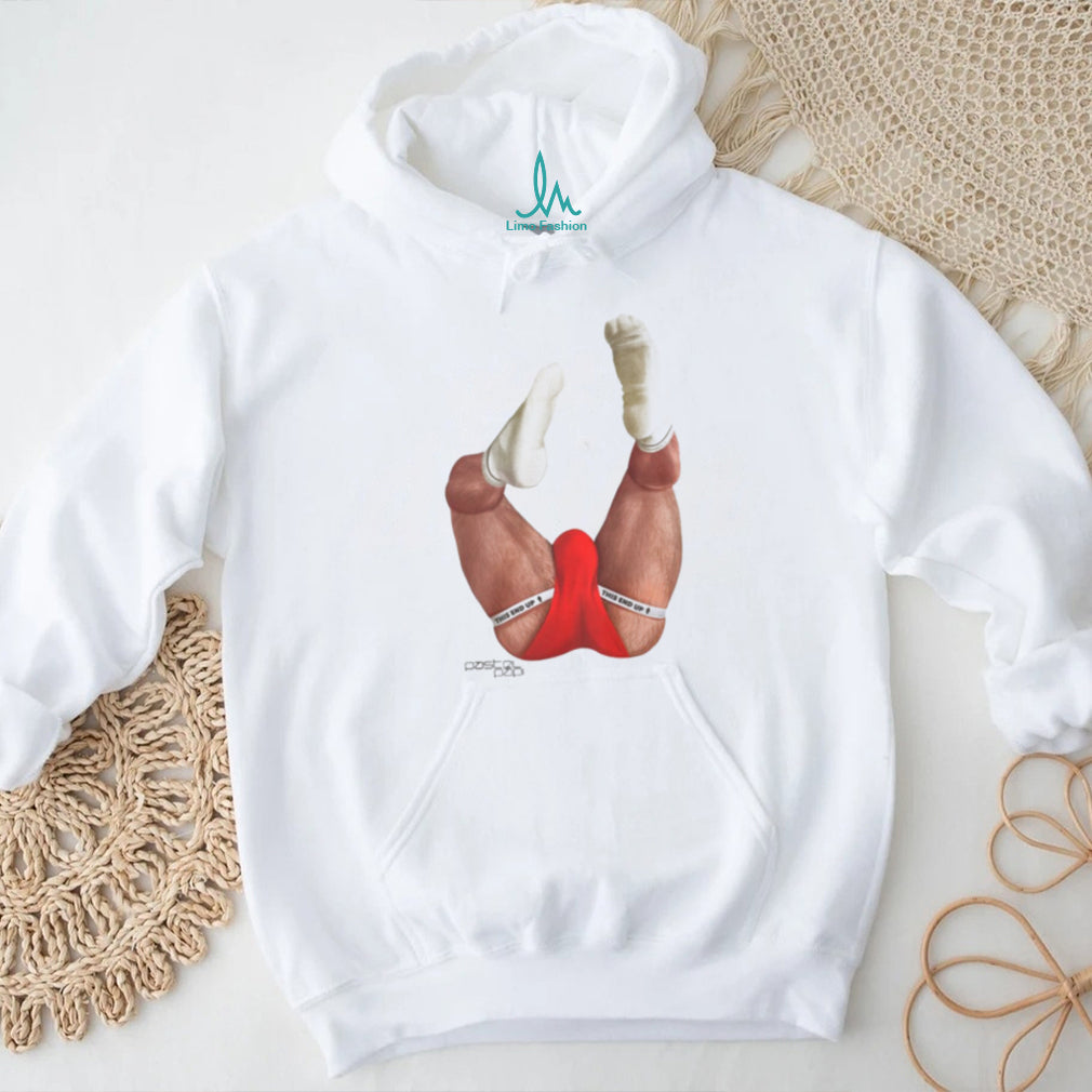 Pastel Papi Funny This End Up Red Briefs Graphic T Shirt
