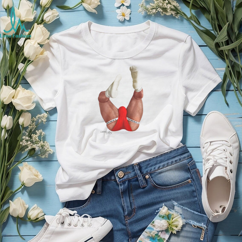Pastel Papi Funny This End Up Red Briefs Graphic T Shirt