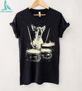 Patriotic Chihuahua Drummer USA Flag Graphic Shirt