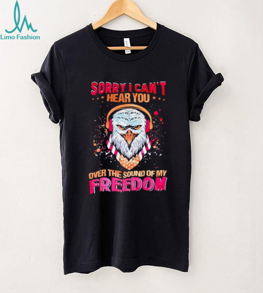 Patriotic Eagle Headphones “Sound Of My Freedom” T Shirt