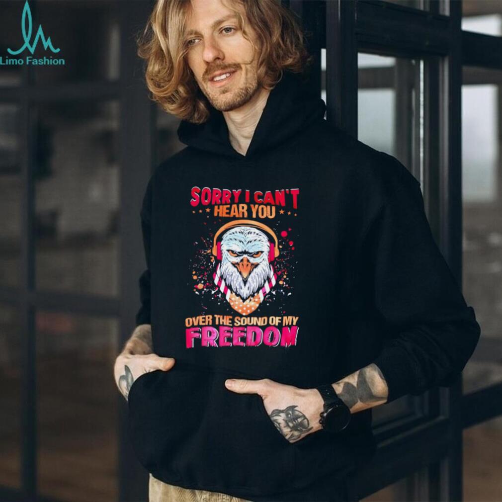 Patriotic Eagle Headphones “Sound Of My Freedom” T Shirt