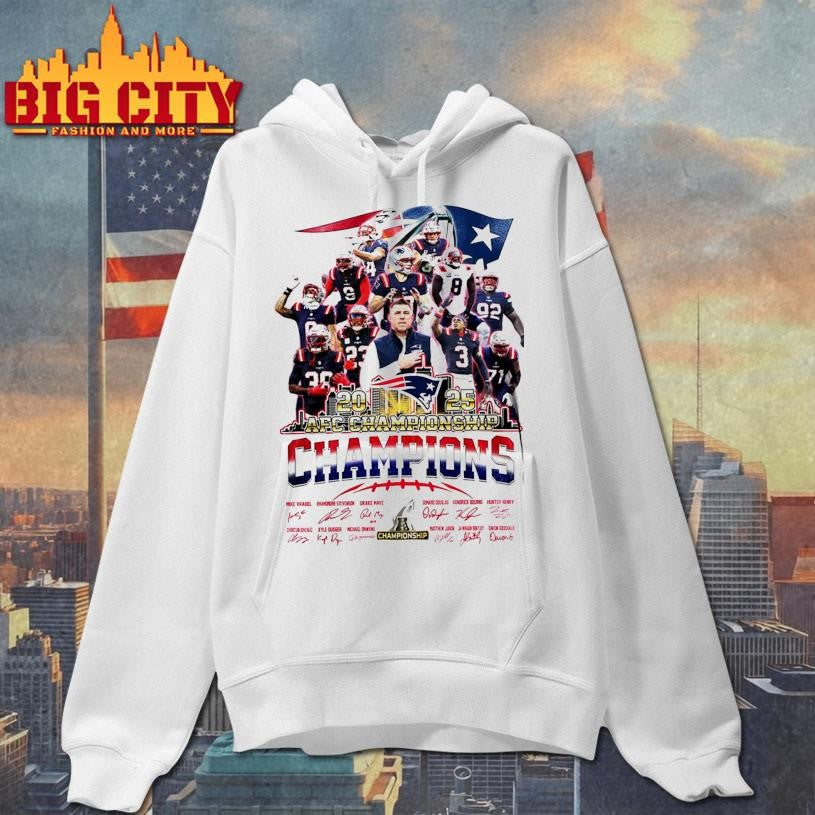 Patriots 2025 AFC Championship Champions Shirt