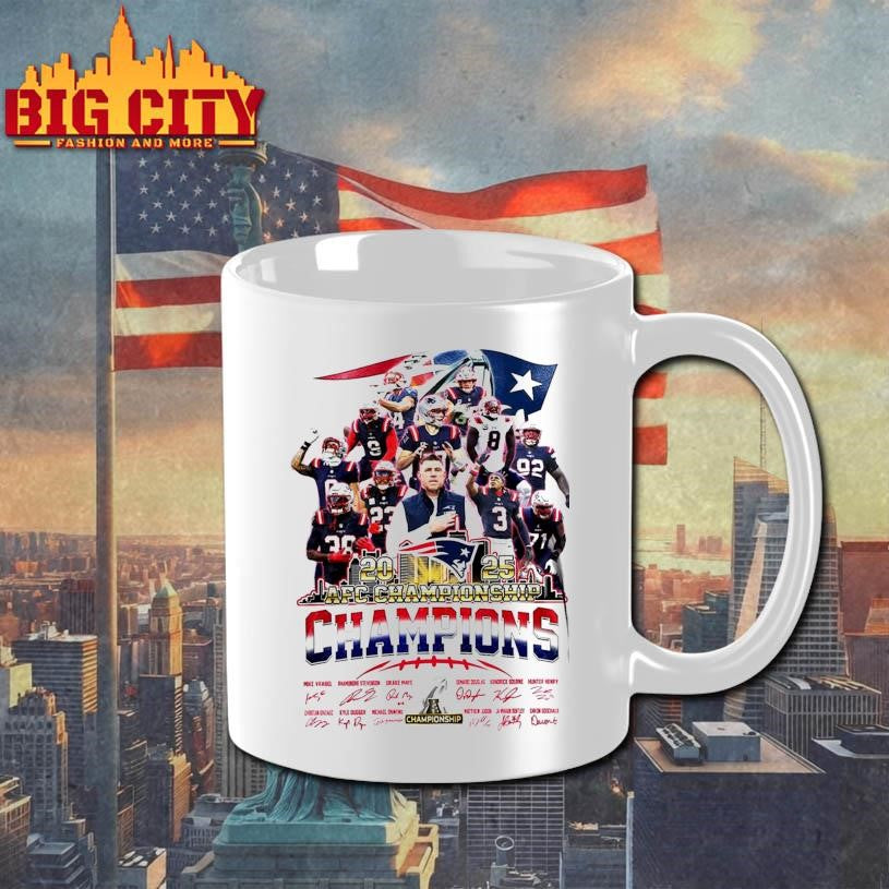 Patriots 2025 AFC Championship Champions Shirt