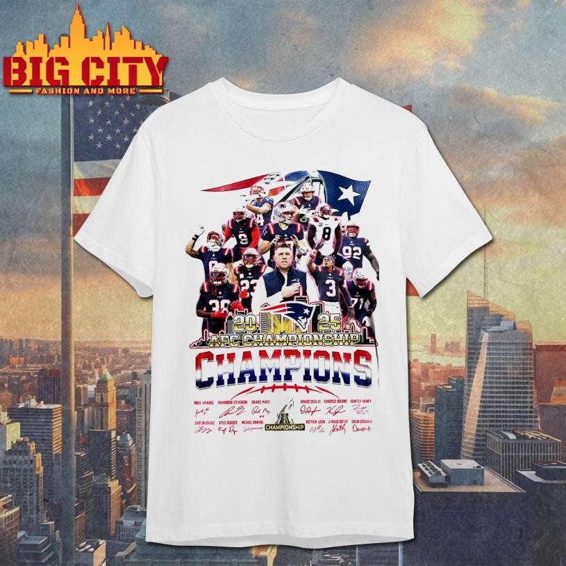 Patriots 2025 AFC Championship Champions Shirt