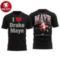 Patriots I Love Drake Maye Two Sided Shirt