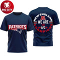 Patriots We Are The AFC Champions 2026 Two Sided Shirt