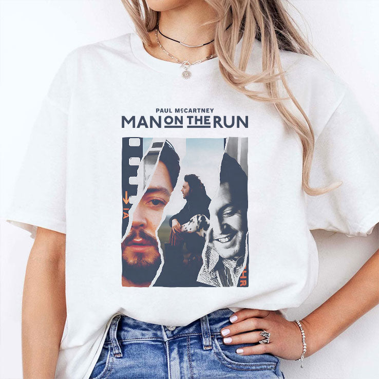 Paul McCartney Man On The Run Tee Shirt