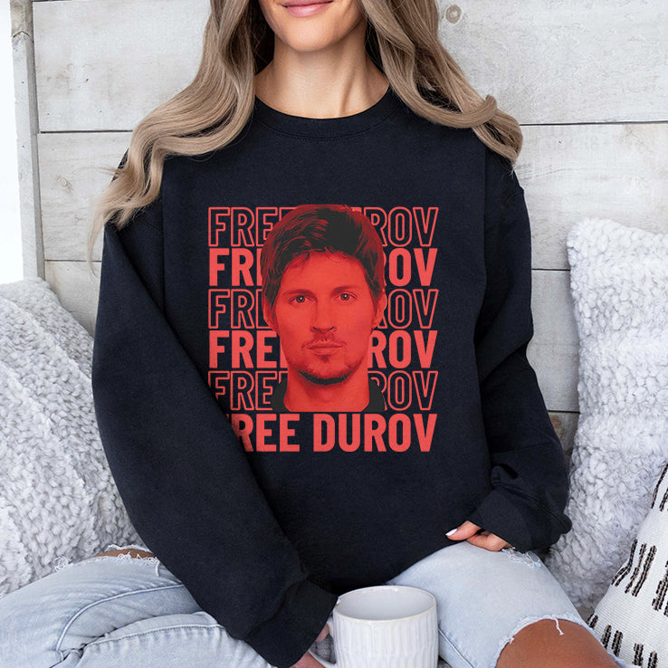 Pavel Durov Free Durov Portrait T Shirt