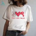 Peace Love Philadelphia Phillies Baseball Team Logo Fan T Shirt