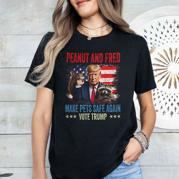Peanut And Fred Executed By The State My Life Mattered Vote Trump Shirt