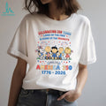 Peanuts America 250 Years Land of the Free T Shirt