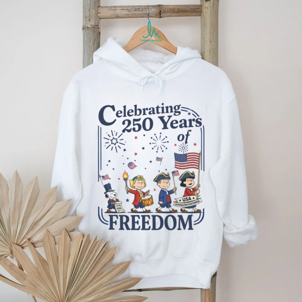 Peanuts Gang Celebrating 250 Years of Freedom USA Shirt