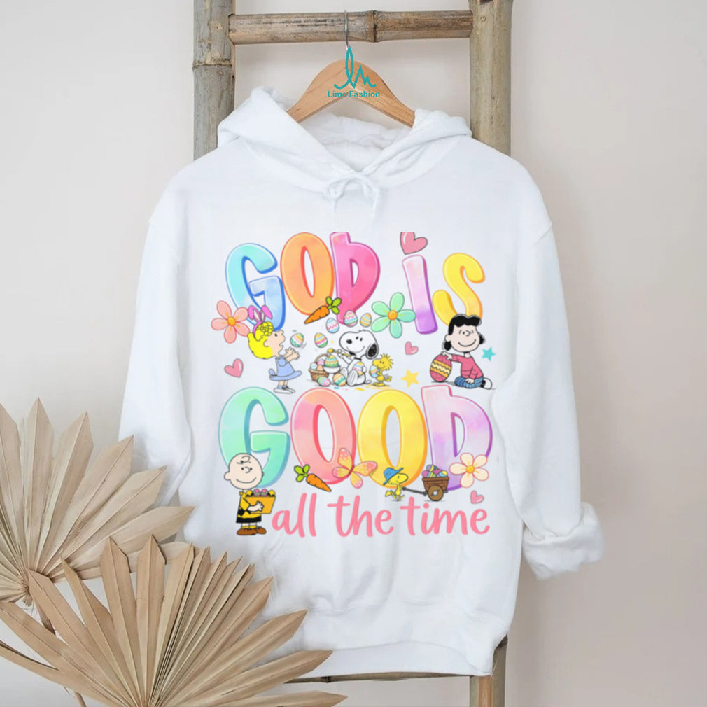 Peanuts Gang God Is Good All The Time Easter Eggs T Shirt