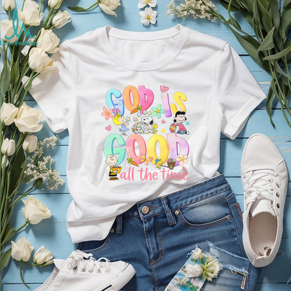 Peanuts Gang God Is Good All The Time Easter Eggs T Shirt