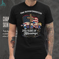 Peanuts One Nation Under God 250 Years Of Blessings Shirt