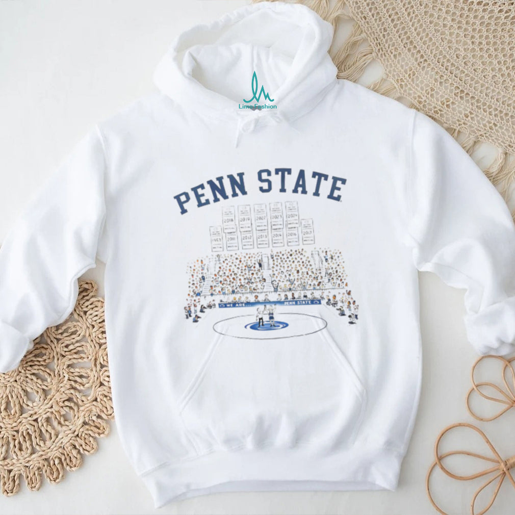 Penn State Wrestling Multi Year National Champions Commemorative T Shirt