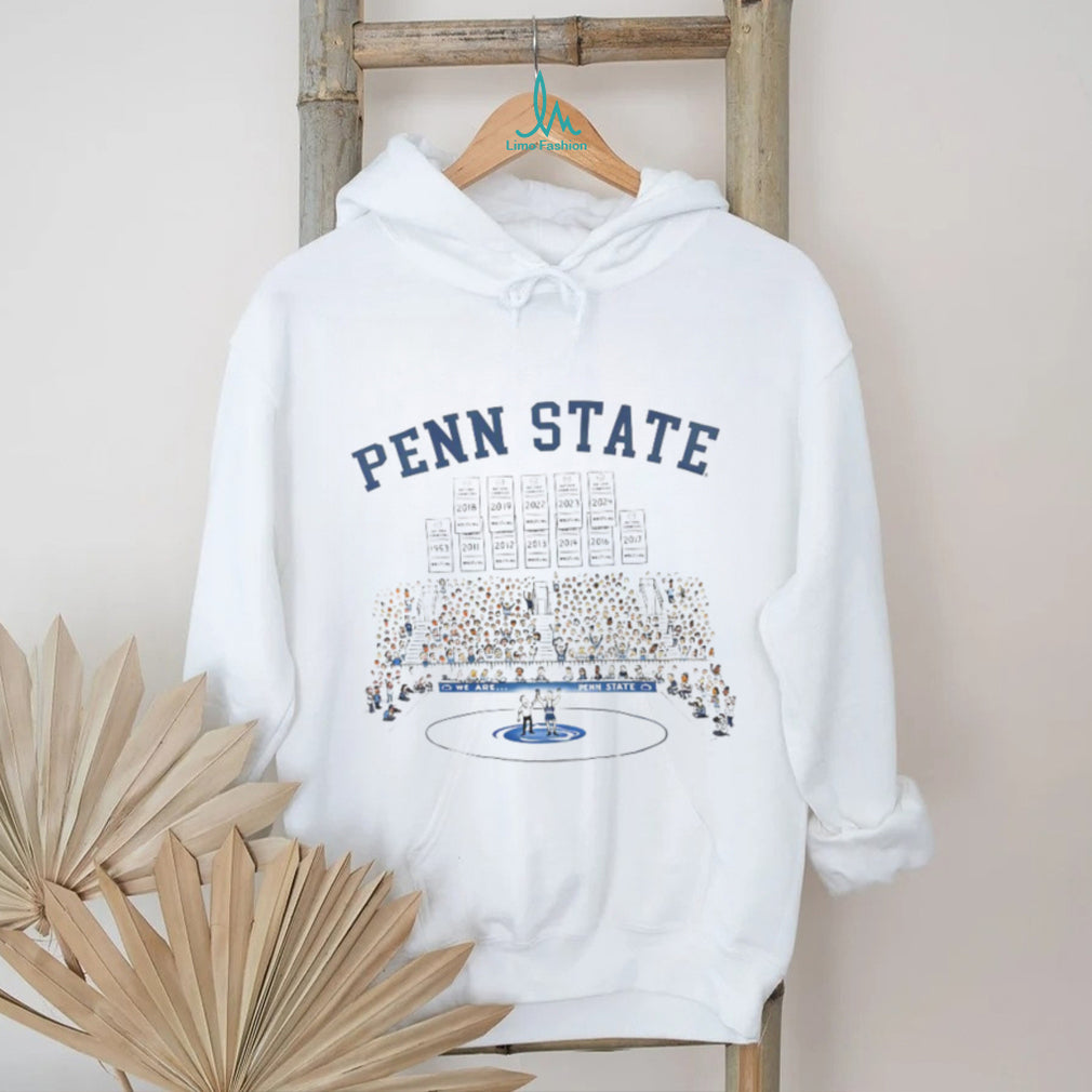 Penn State Wrestling Multi Year National Champions Commemorative T Shirt