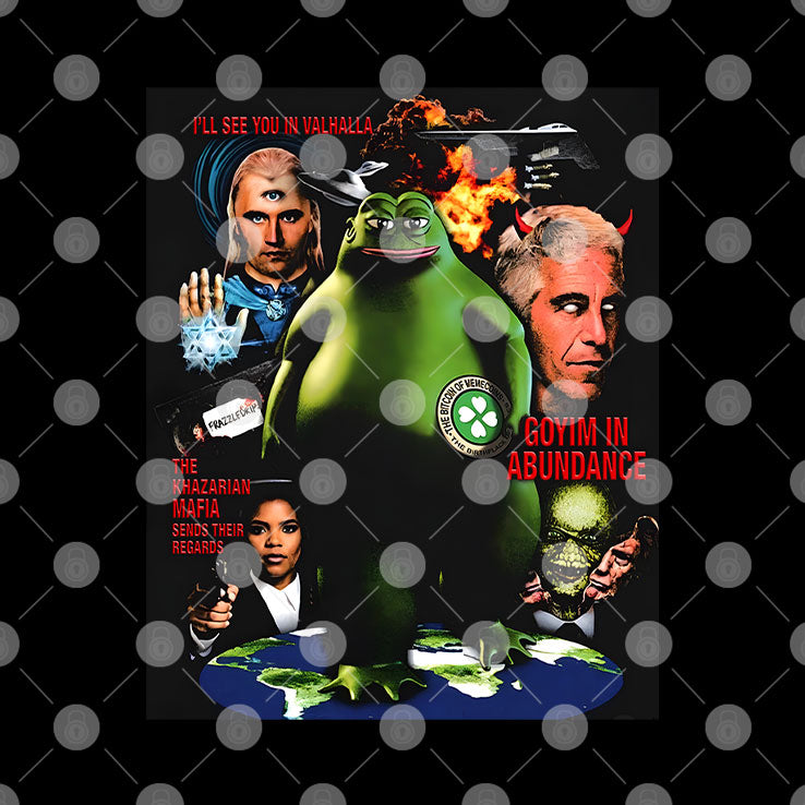Pepe The Frog Ashtar Sheran Jeffrey Epstein Shirt