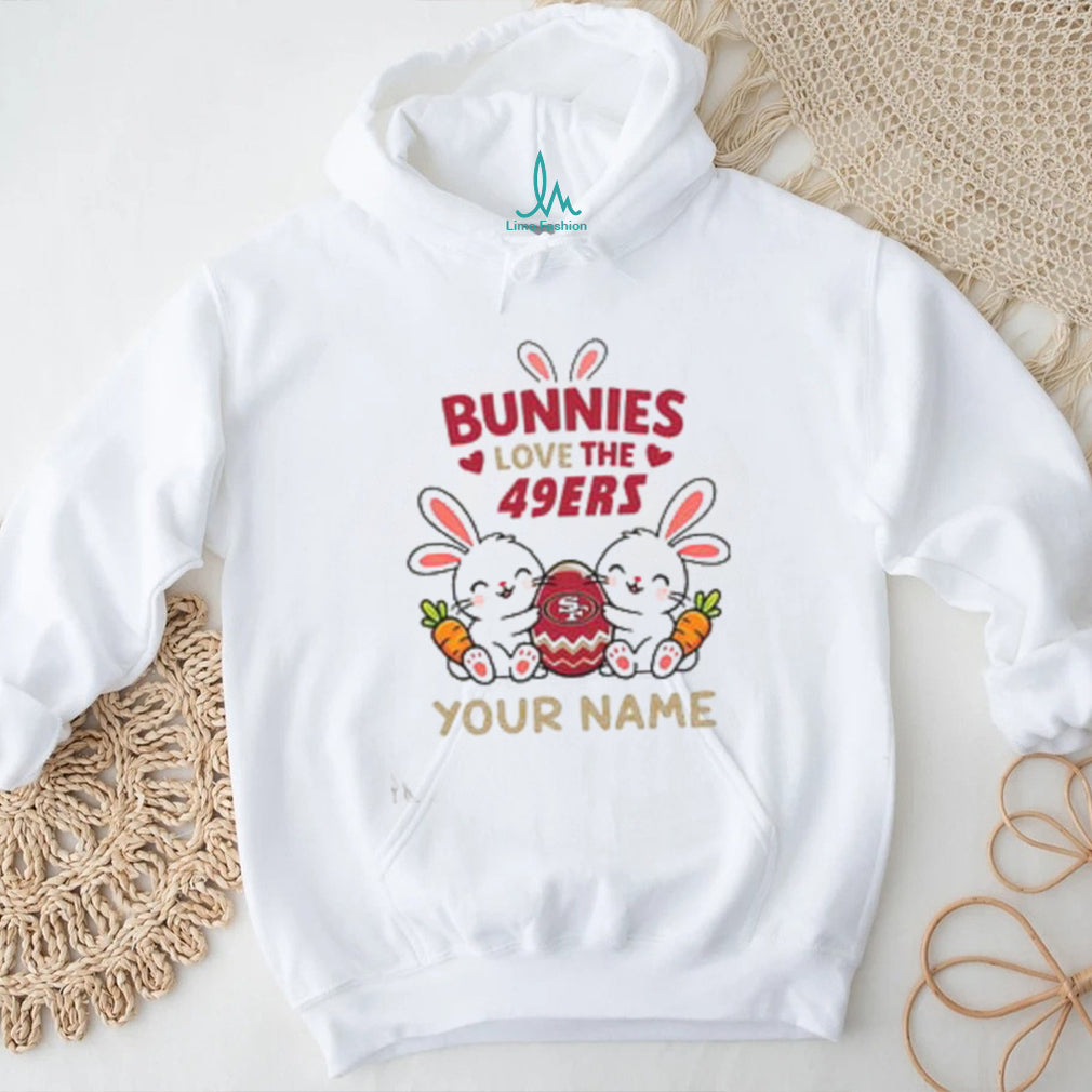 Personalized 49ers Easter Bunny Plush T Shirt