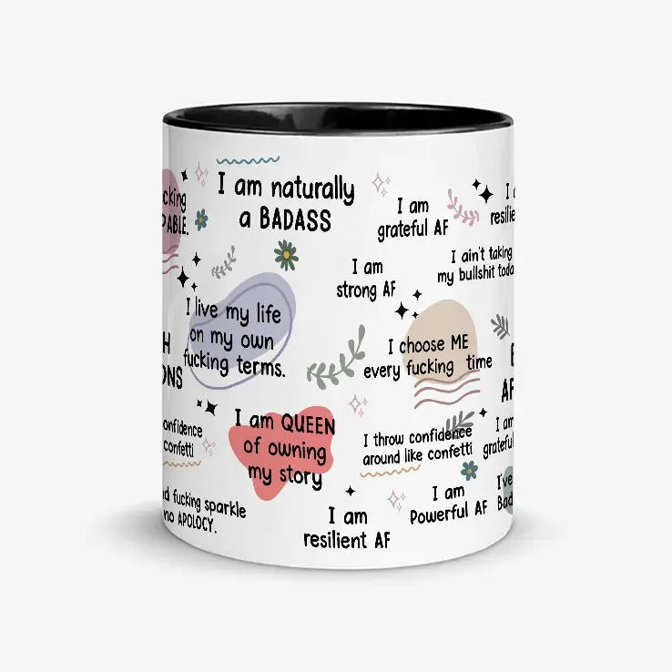 Personalized Bad Bitch Affirmations Mug