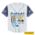 Personalized Bluey Kid Baseball Jersey