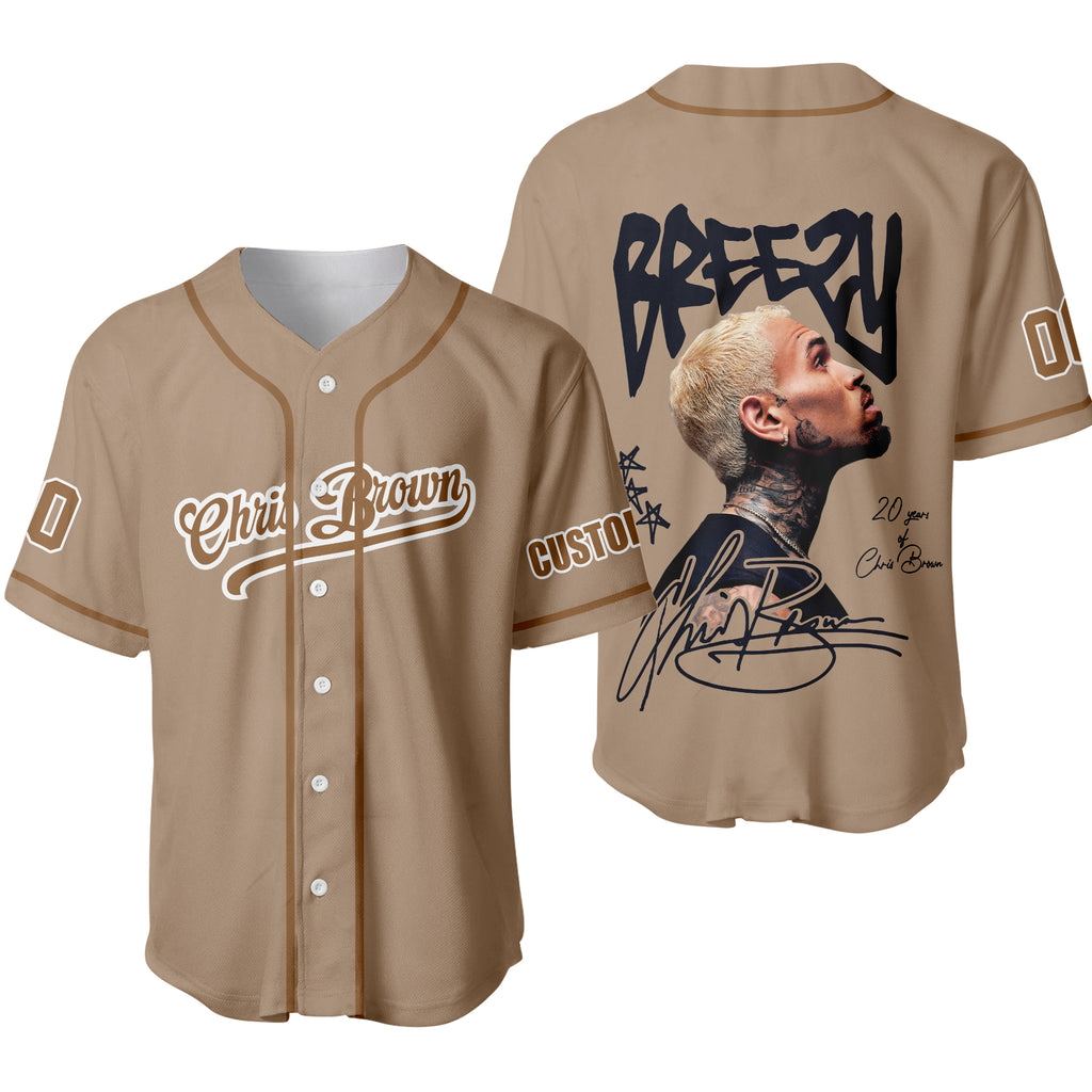 Personalized Christ Brown Breezy Bowl XX 2025 Baseball Jersey