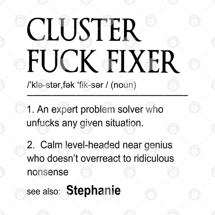 Personalized Cluster Fuck Fixer Mug