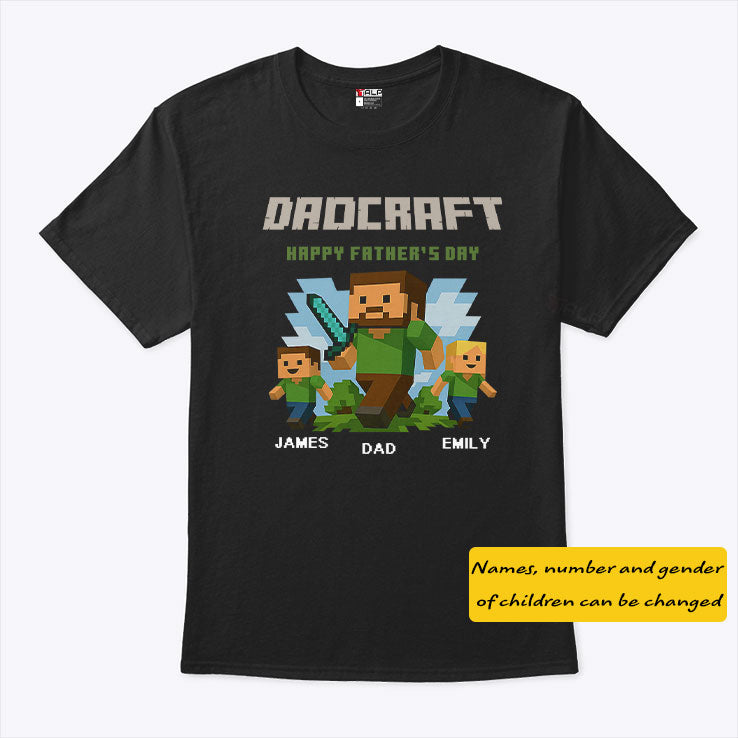 Personalized DadCraft Happy Father’s Day T Shirt