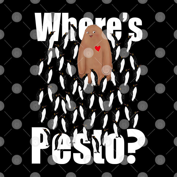 Pesto The Penguin Where’s Pesto T Shirt