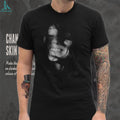 Petal Smile Monochrome Portrait Graphic T Shirt Aesthetic Minimalist Art Shirt