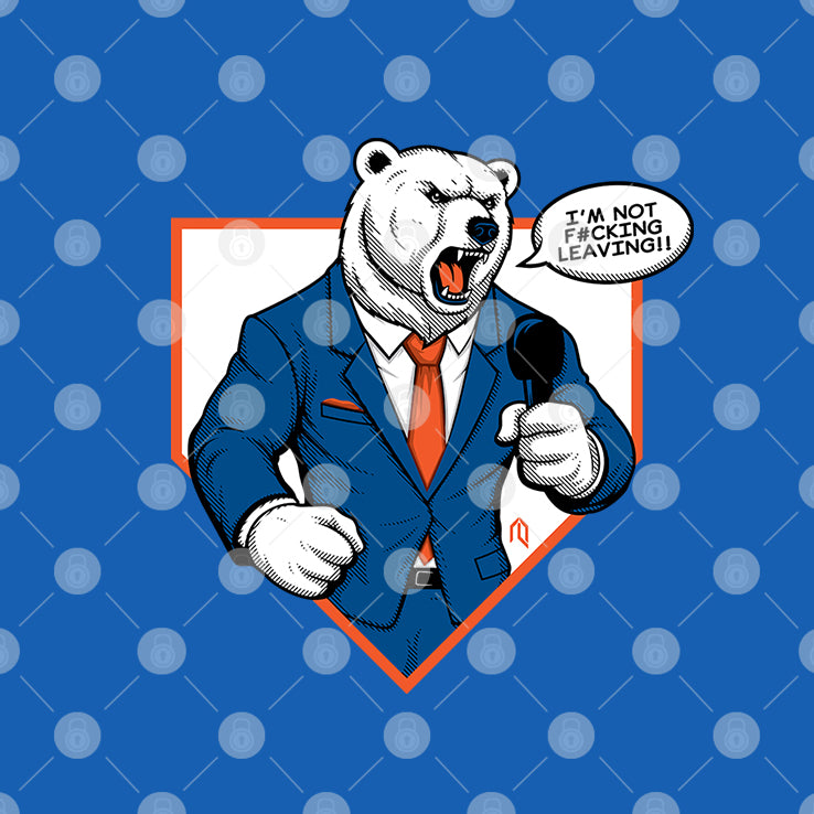 Pete Alonso NY Mets Polar Bear I’m Not Fucking Leaving T Shirt