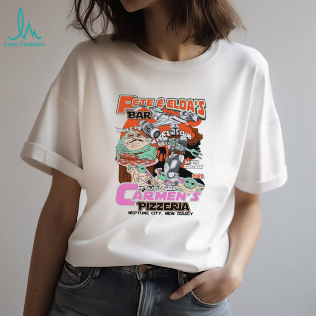 Pete E Elda’s bar 347th eadition Carment’s Pizzeria shirt