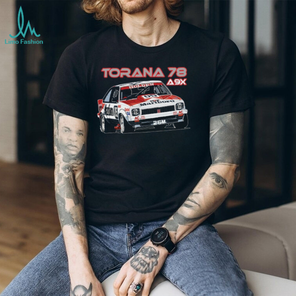 Peter Brock Torana 78 A9X HDT Marlboro Livery Race Car T Shirt