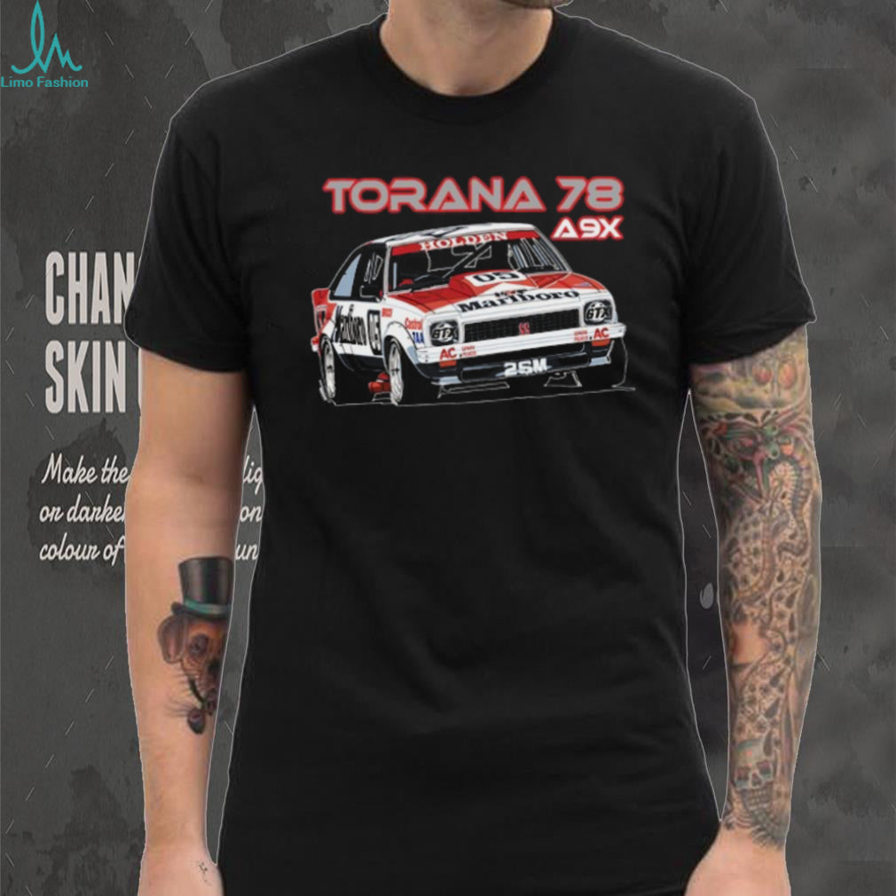 Peter Brock Torana 78 A9X HDT Marlboro Livery Race Car T Shirt