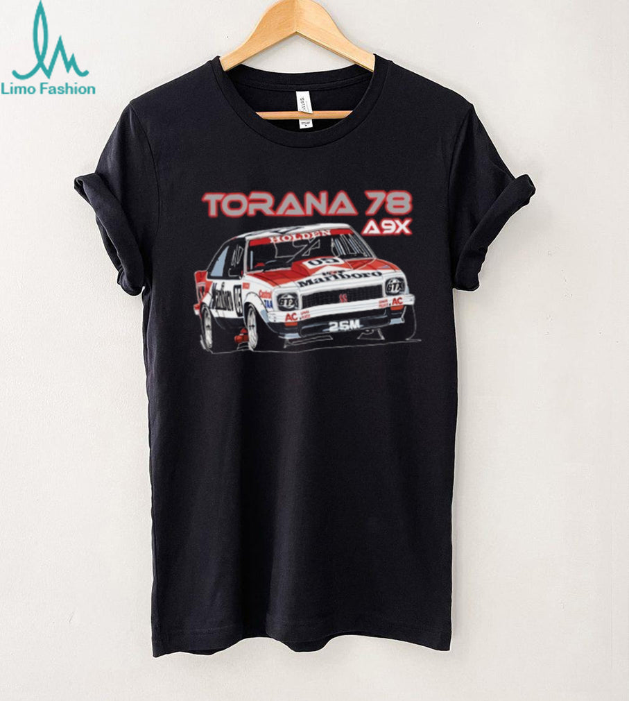 Peter Brock Torana 78 A9X HDT Marlboro Livery Race Car T Shirt